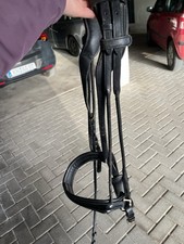 Bridlery Trense rundgenäht Anatomisch Lack Wb Schwarz