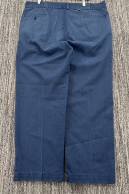 VTG 80s Dickies Men's Navy 874 Work Pants Actual 38x29 Distressed