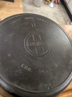 Griswold Cast Iron #11 Erie Logo Skillet with Heat Ring - NO CRACKS OR  PITTING