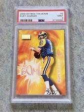 2000 SKYBOX THE BOMB KURT WARNER #2 PSA 9 MINT POP 1 NONE HIGHER!