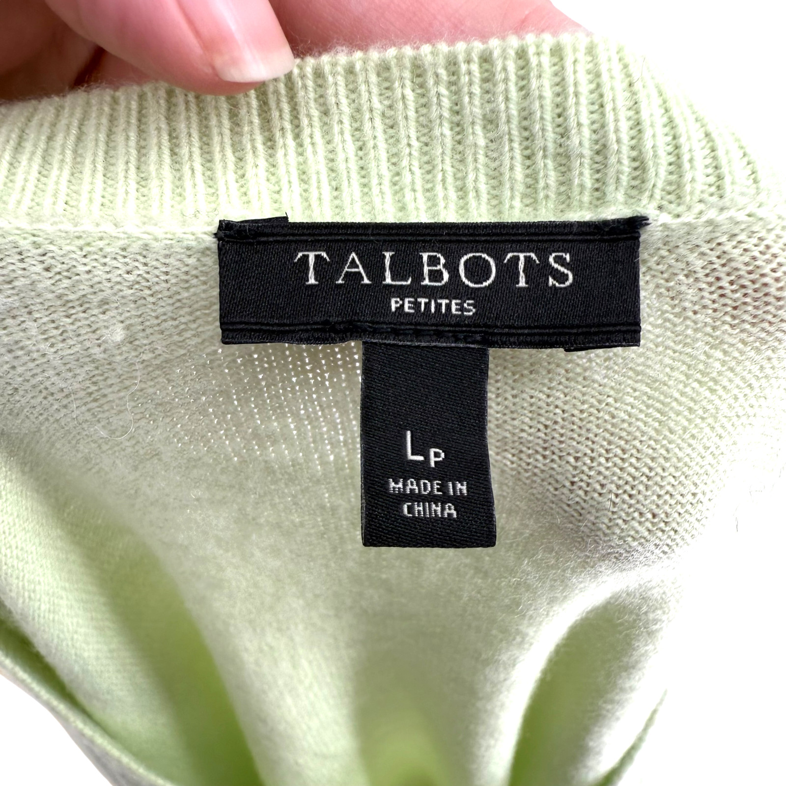 Talbots Pullover Sweater Large PETITE Lambswool B… - image 12