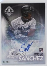2021 Topps Transcendent Collection VIP Party 13/20 Jesus Sanchez Auto 19hu