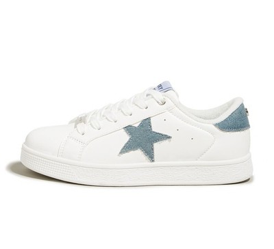 LUCKY STEP Women's Fashion Star Sneaker Low Top Comfortable Cushioned Shoes