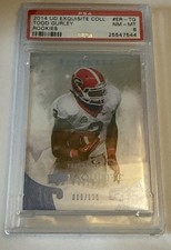2014 Upper Deck TODD GURLEY - Exquisite Collection Rookie card /125 #ER-TG PSA 8