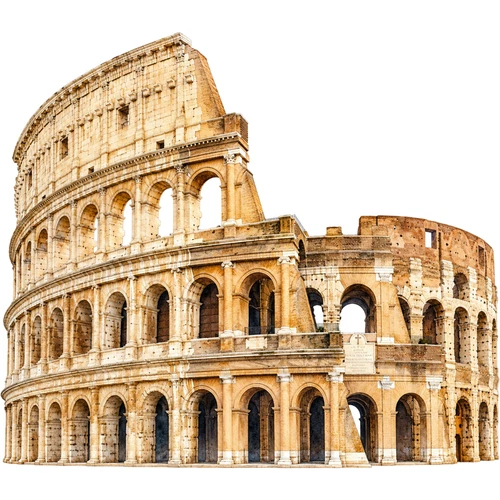 Roman Colosseum Vinyl Sticker Decal Self Adhesive Rome Italy World Wonder