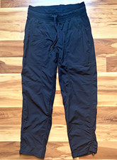 Lululemon Dance Studio Crop 25" Pants Women s size 4 Black W6AVQS Mid Rise