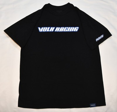 Volk Racing Wheels Shirt Large L Logo Black (Fast Shipping!) Rays