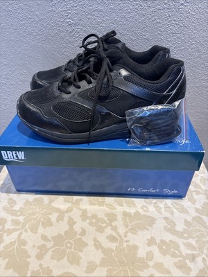 Drew Flare Orthopedic Shoes Women's 13 Extra Wide Black Sneaker Comfort 10285-19