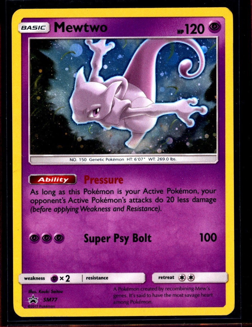 Mewtwo - SM Promos Promo SM77 Pokemon TCG NM TCG Pokemon 0104#110