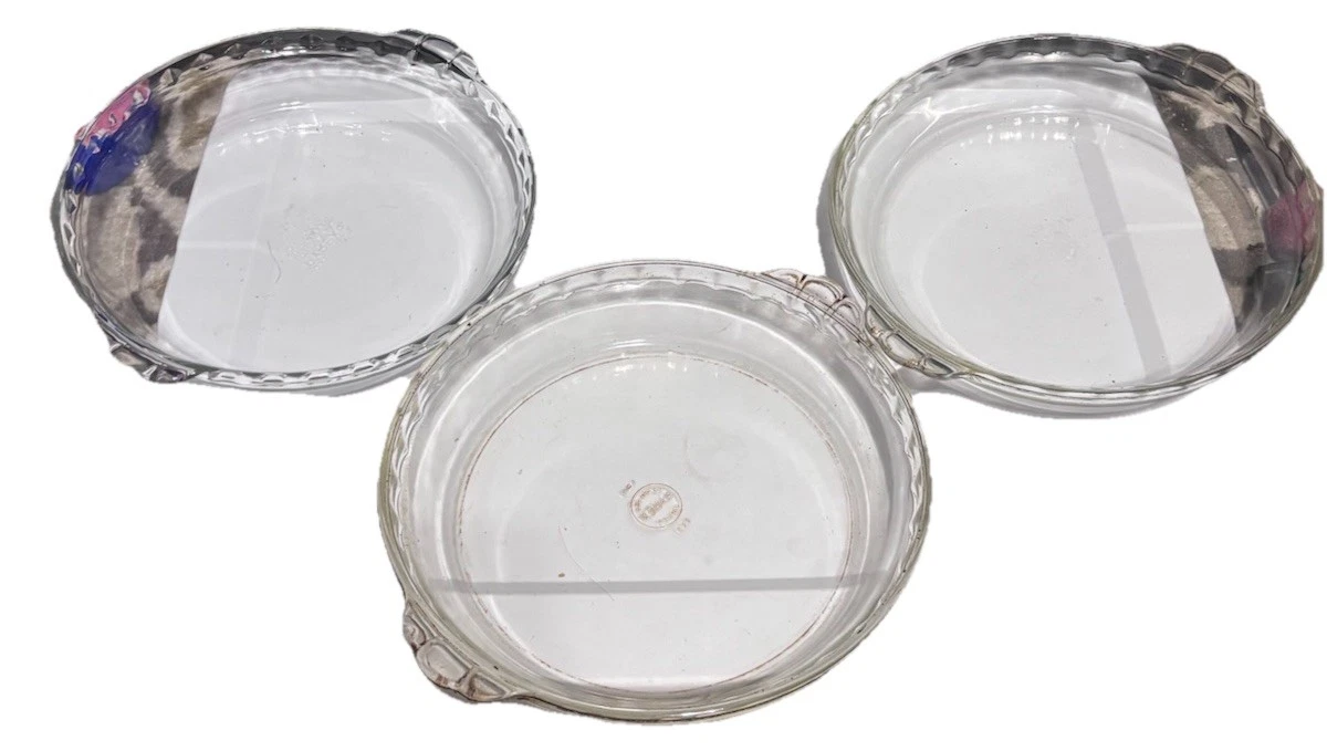 PYREX 24cm Pie Dish #229 Set Of 3