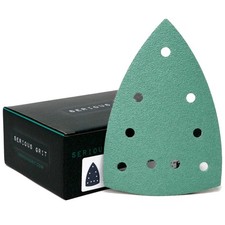 Serious Grit 80 Grit 4"x6" Delta Sanding Sheets for Festool DTS 400 Mirka DEOS