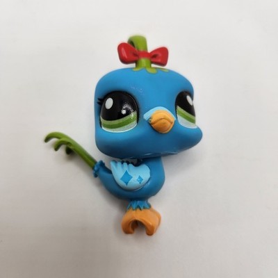 Littlest Pet Shop Blue Quail Bird #40 Authentic Figure 2.5'' Hasbro