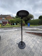 Gardenline 2000W Electric Infrared Standing Patio Heater IP34 Black