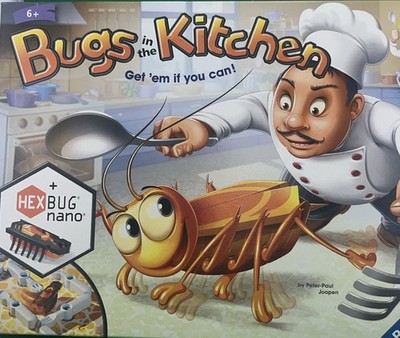 Complete Bugs in the Kitchen Game Working Hexbug Nano by Ravensburger