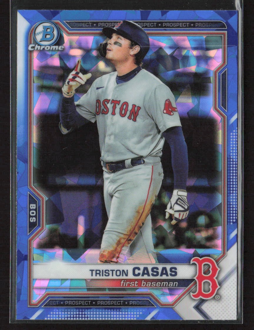 Triston Casas 2021 Bowman Draft Sapphire Edition #BDC-173 Boston Red Sox