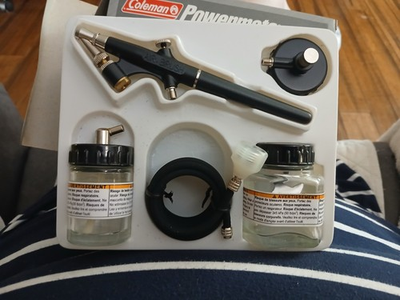 #ad Powermate 010 0016CT Air Brush Kit for Oil amp; Water Based Paint Enamel amp; Lacquer $15.00