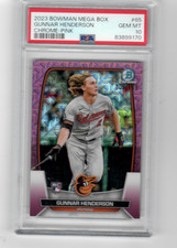 2023 Bowman Chrome Mega Box Mojo Refractor Pink #65 Gunnar Henderson RC ID:50305