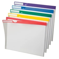 Poly Index Folders 10 Pack Letter Assorted 50981EE