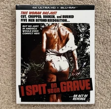 I Spit on Your Grave (1978) [4K UHD Ultra HD + Blu-ray] w/ Slipcover - BRAND NEW