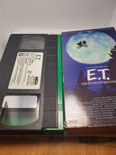 E.T. The Extra Terrestrial VHS 1982 Rare Green and Black Tape Spielberg OOP HTF