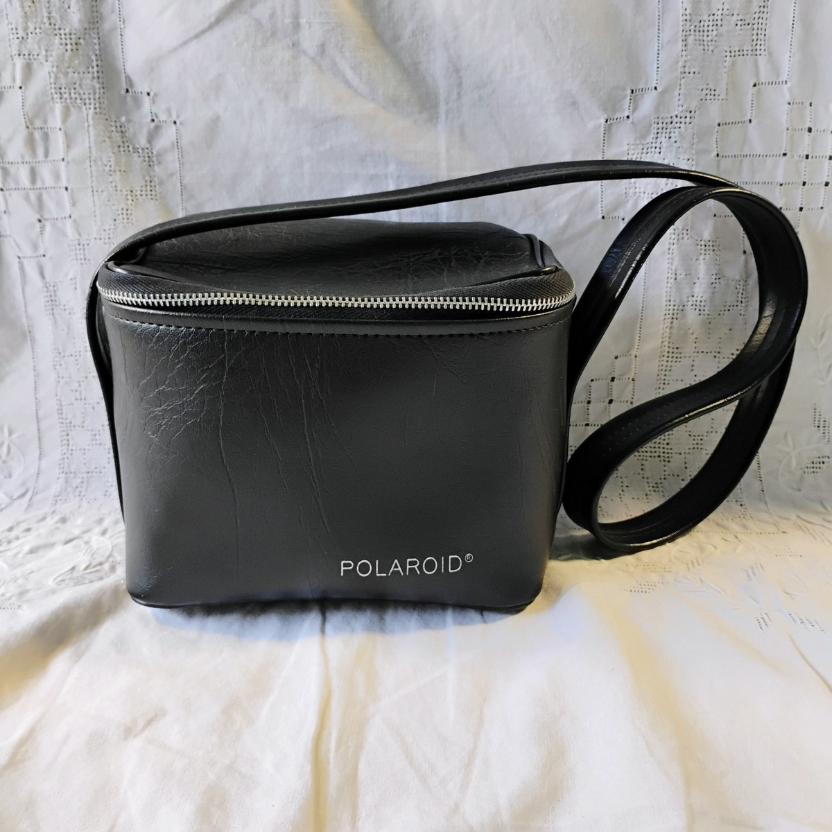Genuine Vintage Original Polaroid SX-70 Black Vinyl Camera