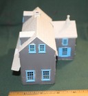 House Residential Home 2-Story Blue Wood by Patel - HO Scale — photo 5