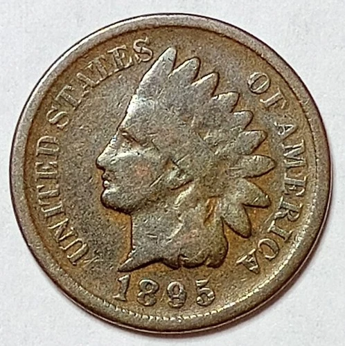 Indian Head Penny Lot of "1" VERY NICE 1895 GOOD OR BETTER°$ FREE SHIPPING $#V29