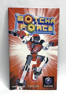 Nintendo GameCube Gotcha Force Original Instruction Booklet Manual *Authentic*