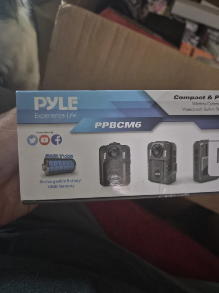Pyle PPBCM92 Compact Portable HD Body Camera Night Vision, Police Security - Image 2 of 3
