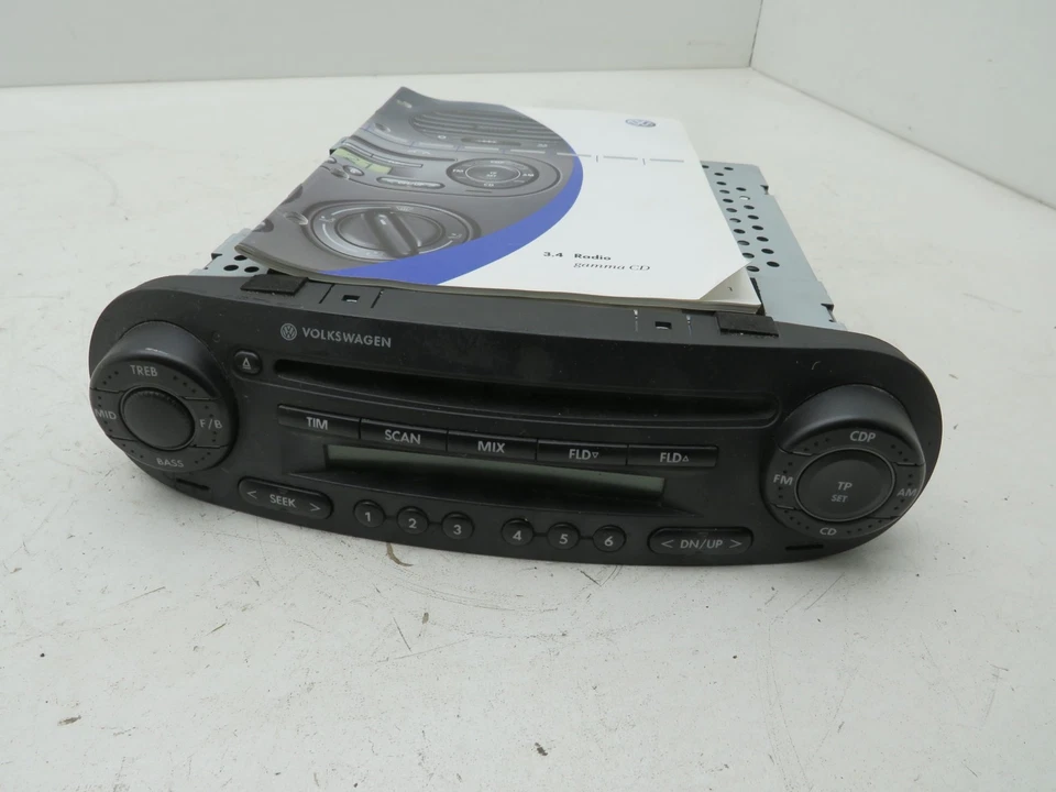 Gamma CD Radio CD original VW Beetle 1Y 1C Code fehlt 1C0035196S - Bild 2 von 4