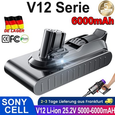 V12 Akku Für Dyson 965470-01 6.0AH 5.0AH Detect Slim Absolute Li-Ion Batterie