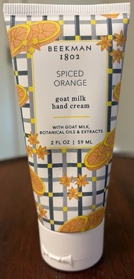 Beekman 1802 Goat Milk Spiced Orange Hand Cream 2 Fl  oz. Sealed