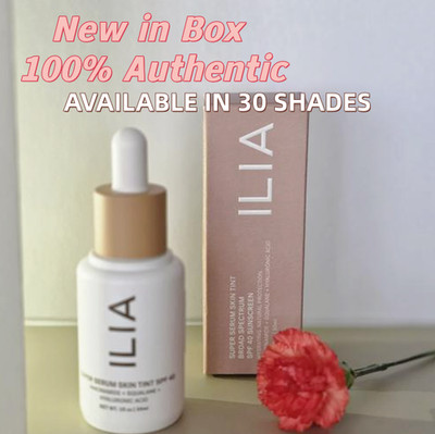 ILIA Super Serum Skin Tint SPF 40 - Hydrating Foundation, 30 colors, 1 oz