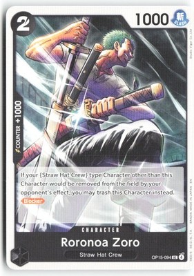 [T712] One Piece - Roronoa Zoro OP15-094 ENG