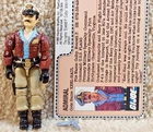 Complete Really Nice Vintage 1985 GI Joe Admiral Keel Haul v1 With Filecard
