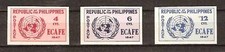 PHILIPPINES #516a-518a MHG ECONOMIC COMMISSION CONFERENCE