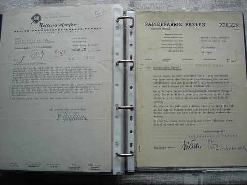 Papierfabricatie lot briefhoofden/facturen Europese papierfabrieken/Papeteries - Afbeelding 22 van 24