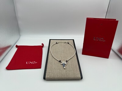 UNO de 50 Ser Rebel Dragonfly トンボネックレス NEW Uno de 50 SER REBEL DRAGONFLY Blue Crystal Necklace