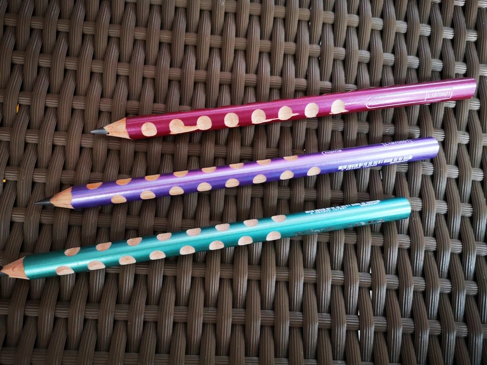 Lyra Jumbo Groove Bleistift Schreiblernbleistift B ergonomisch metallic Schulkin