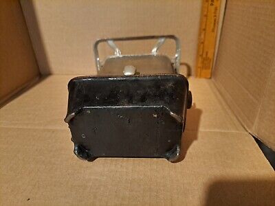 Vintage GAME JR Sad Iron Heater nickel trim Kerosene