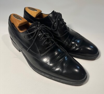 Gucci Black Leather Men\'s Oxfords Gucci 547592 0GQ30 1078 Black Calf-Skin Leather Cap-Toe  main image 4