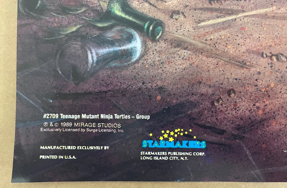 Póster de la película Teenage Mutant Ninja Turtles The 1989 TMNT original grande Foto 3 de 4