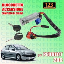 BLOCCHETTO ACCENSIONE PEUGEOT 206 CITROEN XSARA PICASSO COMPLETO DI CHIAVI