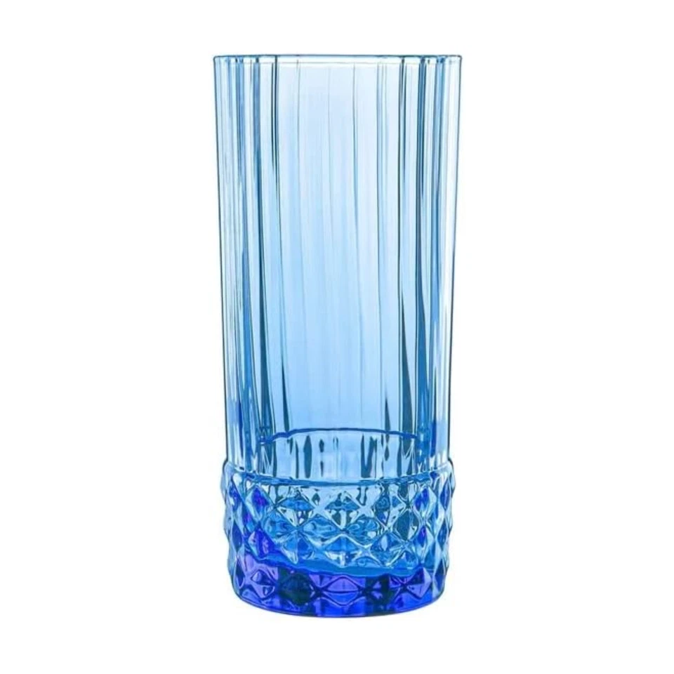 Bormioli Rocco America '20s Cooler Glass - Set of 6 - Sapphire Blue - Image 2 of 4