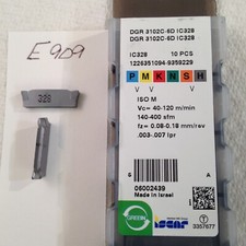 10 NEW ISCAR DGR 3102C-6D CARBIDE INSERTS GRADE IC328 FACTORY PACKED E909 