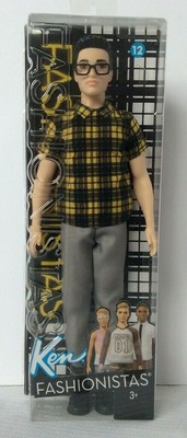 barbie ken fashionistas chill in check doll