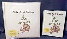 Cute as A Button Monkey First Moments Jungle Theme Photo Album Set  *READ* (T50)