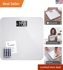 Smart Body Weight Scale with Auto Shut Off - Accurate Measurements up to 400 lbs