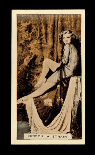 1933 Godfrey Stage & Cinema Beauties Set-Break # 22 Driscilla Strain EX-EXMINT
