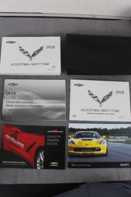 Chevrolet CORVETTE ''C7'' Betriebsanleitung ''2018'' Owner`s Manual ''Without entries
